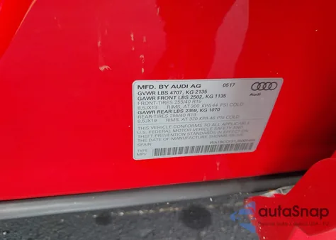 2018 Audi Q3 2.0T Premium/2.0T Sport Premium из США, поврежденный, VIN WA1BCCFS1JR005466